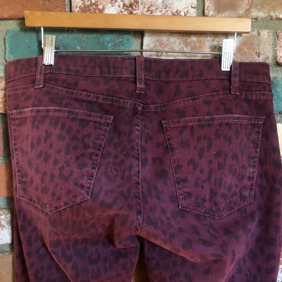 Current/Elliott The Stiletto Fig Leopard Ankle Skinny Jeans - Picture 5 of 8